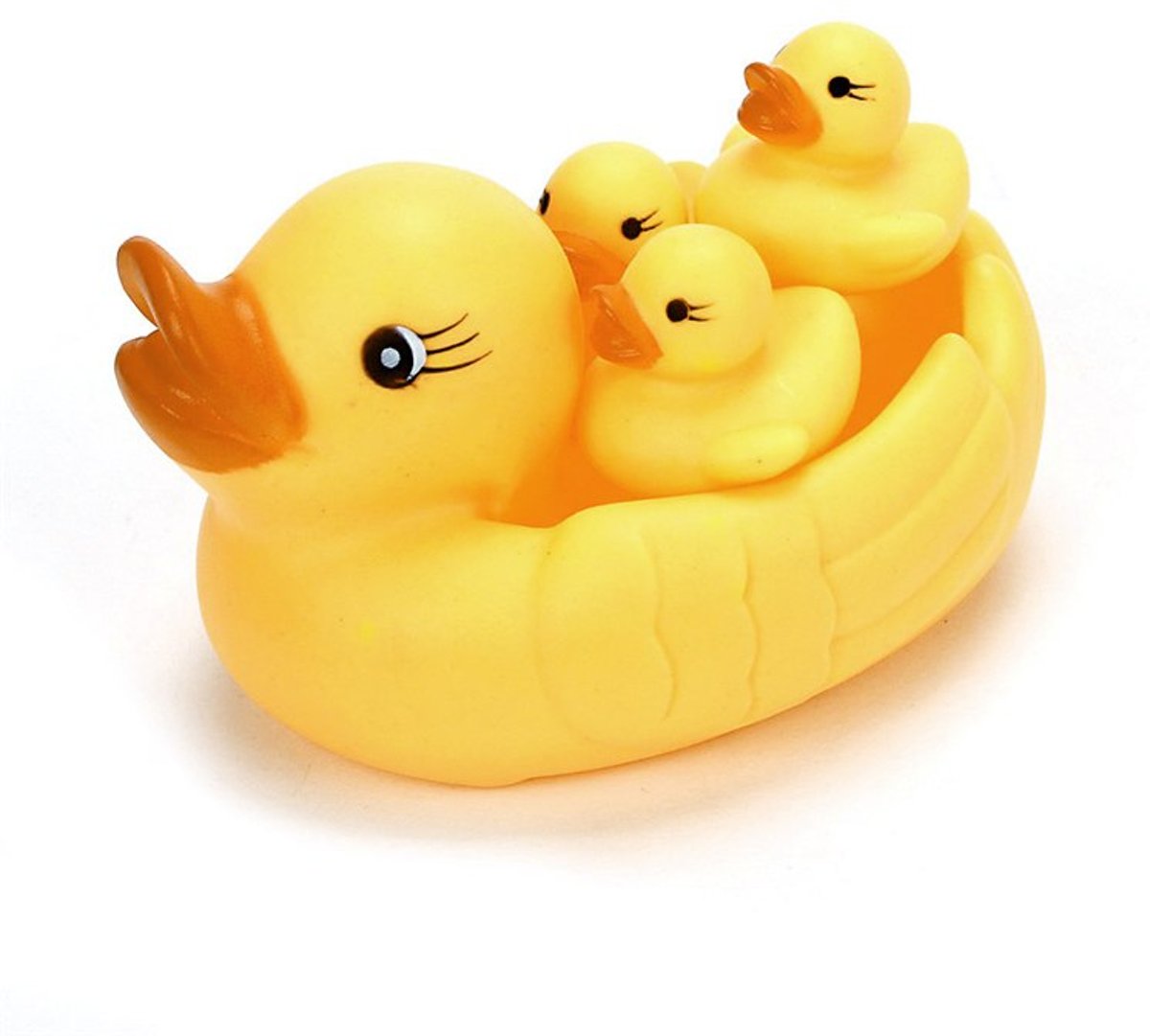 4-delige leuke badeendjes set | Drijvend